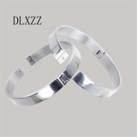 DLXZZ德利鑫纯钛手镯男女通用时尚OL金光TIA2手环加工厂家