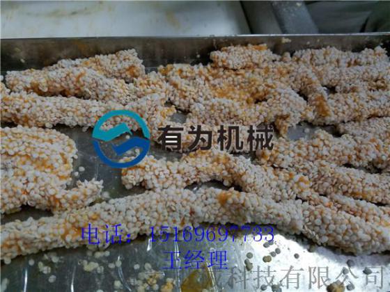 鸡柳薯条上屑裹糠机|鸡柳薯条裹粉机|全自动上屑裹粉机