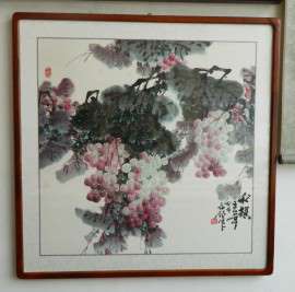 深圳坂田民治装裱字画, 坂田民治深圳书画木锦盒, 坂田民治装裱十字绣