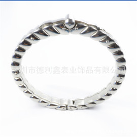 德利鑫 DLXZZ  不锈钢手镯 时尚饰品 钢钛手镯 钛钢手镯 复古手镯 欧美新款手饰 厂家