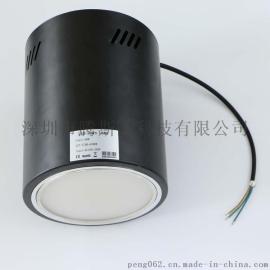 商场8寸明装筒灯 鳍片吊装80W筒灯