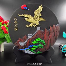 活性炭雕工艺鹰创意办公桌摆件高档商务礼品批发聚会留念送男士