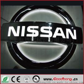 尼桑户外led车标厂家 吸塑汽车logo abs汽车标识 亚克力车标标牌