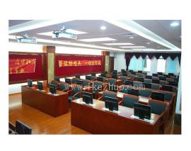 K18升降电脑桌 液晶屏升降器电脑桌 会议升降电脑桌 政府机构升降电脑桌 部队培训电脑升降桌