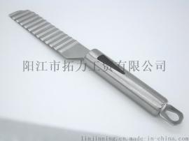 厂家直销不锈钢多功能切菜器 切丝器 水果刀 波浪刀