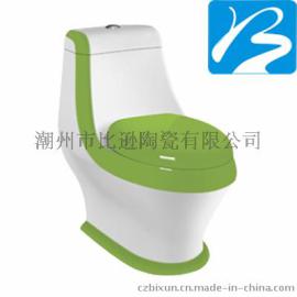 供应比逊BS10029-25直冲式连体座便器_潮州坐便器生产商