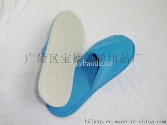 酒店露趾拖鞋 镶底拖鞋批发