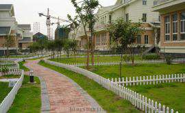 PVC塑钢护栏 草坪护栏 花坛围栏 栅栏 道路护栏 庭院护栏