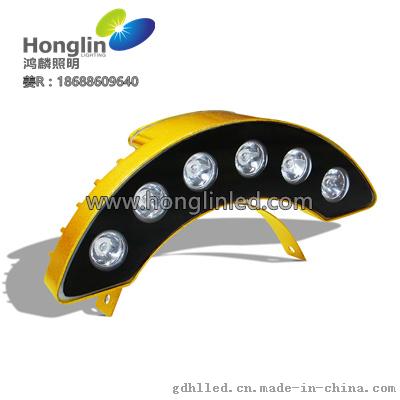6w瓦片灯 月牙形瓦楞灯 LED瓦片灯