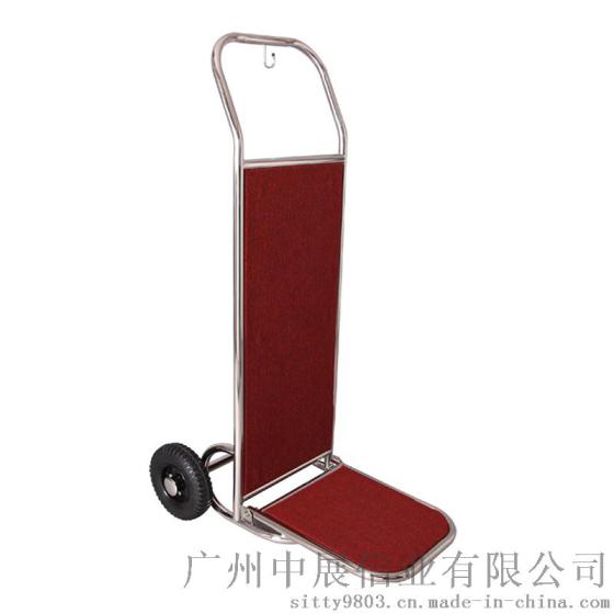 专业生产SITTY斯迪90.2003镜光不锈钢手推行李车
