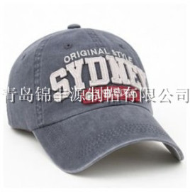 锦丰源JFY-1402全棉涂层纱卡水洗做旧棒球帽