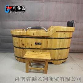 郑州木桶香柏木沐浴洗澡桶医院泡澡药浴桶批发?南阳市菜市街鹏乙翔