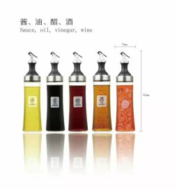 油瓶玻璃防漏油壶大号醋壶调味瓶酱油酒瓶调料瓶厨房用品家用油瓶