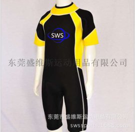 户外儿童短袖短裤潜水衣,冲浪衣,速干衣SBR,SCR,CR,NEOPRENE