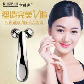 美颜器kb-203日本Y型美颜器 滚轮按摩棒 瘦脸美容仪 脸部提拉紧肤仪器 V脸神器