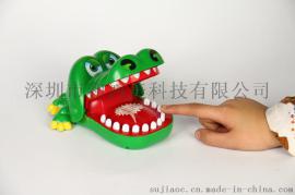 咬手指的大嘴巴鳄鱼玩具咬手玩具儿童亲子整蛊玩具咬手鳄鱼