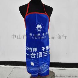 乐享礼业 防水厨房围裙挂脖布料定做 广告围裙定制logo 厂家定制