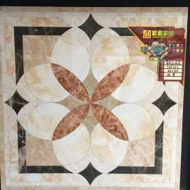 佛山金刚石拼花 欧式客厅玄关拼花地砖800 800地板砖 瓷砖 地面砖