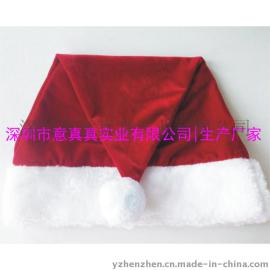 圣诞帽 生产加工圣诞礼品厂家批发定制成人圣诞帽 长毛绒圣诞帽 成人