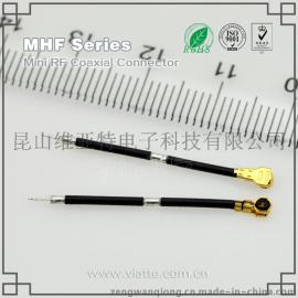 1.13 单头I-PEX（20428-001R）射频连接线（开窗口）