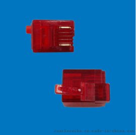RJ11水晶头6P右扣位/网络插头非屏蔽