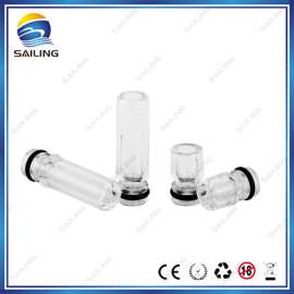 2016最畅销的sailing drip tips 电子烟透明玻璃烟嘴款式多样