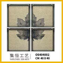 集恒实物画立体画手工画欧式高级会所样板房必备星级酒店挂画OS404002