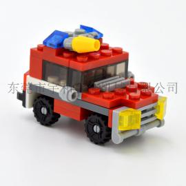 品高积木82011 三变积木 创世消防 好孩子专柜玩具积木