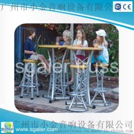 室外休闲吧吧台吧椅，坚固铝合金吧桌