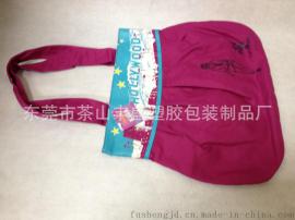 厂家批量生产环保无纺布手挽袋 无纺布休闲袋 购物袋 无纺布车缝袋