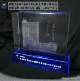 苏州水晶工艺品，供电局成立周年礼品，商会活动纪念品，苏州揭牌活动摆件，企业乔迁纪念品，无锡水晶工艺品