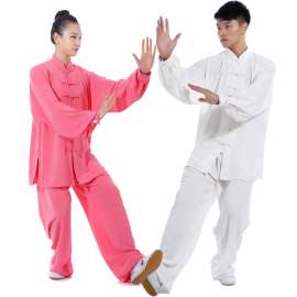 武极堂高弹麻太极服练功服太极拳服装武术太极服春夏秋冬季男女款