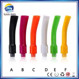锐谷sailing 电子烟嘴 drip tips 510通用畅销款塑料六色弯曲款