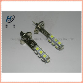 厂家直销 12v汽车LED雾灯 H1 13SMD 5050 前雾灯