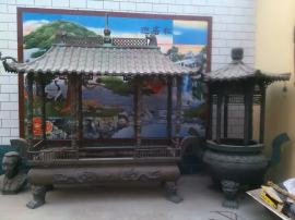 厂家定制 佛教用品香炉宝鼎 三层铜香炉宝鼎
