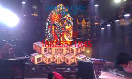 酒吧、 清吧三角形蝙蝠侠LED异形屏价格