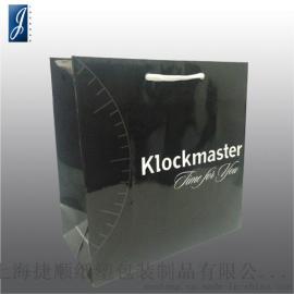 JSPACKING小号黑色广告纸袋-CLOCKMASTER