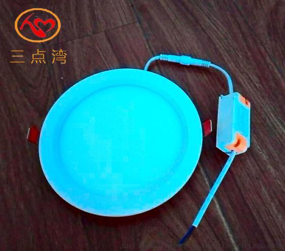 三点湾射灯品牌生产厂家圆形4W开孔75MM暗装白光射灯