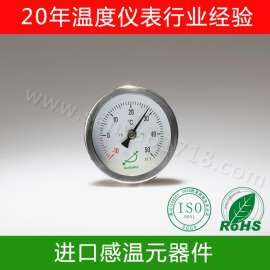 双金属温度计轴向 双金属温度计定制螺牙 双金属温度计
