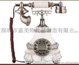 现代简约风格陶瓷仿古电话机 乔迁新居礼品 家居饰品 工艺品