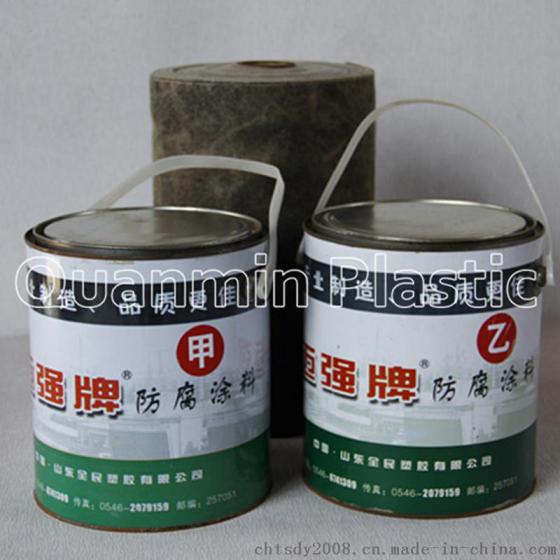 迈强牌低温型 0.40mm 耐电压 环氧煤沥青防腐冷缠带。