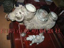 南京仿古工艺品铸造厂家/青铜器牺尊