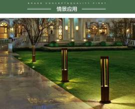 LED草坪灯 户外别墅区景观灯 底板固定COB草坪灯简约版 厂家直销