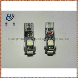 t10 5灯解码，5050 smd canbus带二极管牌照灯示宽灯，仪表灯