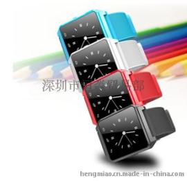 恒淼M28-蓝牙智能穿戴手表—可免提通话信息微信QQ提醒的计步器（恒淼科技）