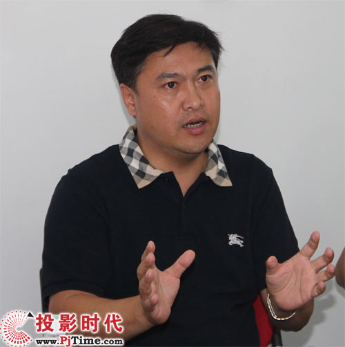 大恒创新公司显示科技事业部投影机产品销售总监姚宏
