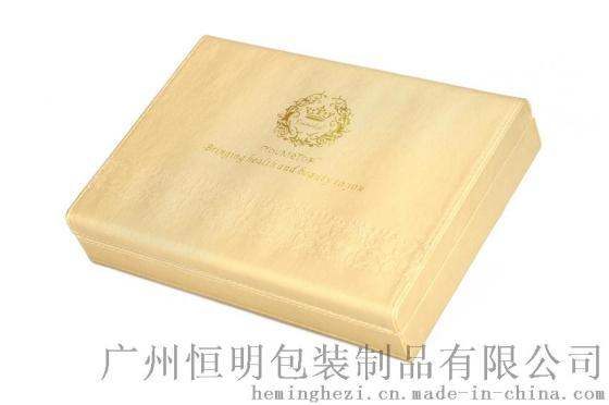 广州恒明包装皮具雕刻烫金化妆品包装