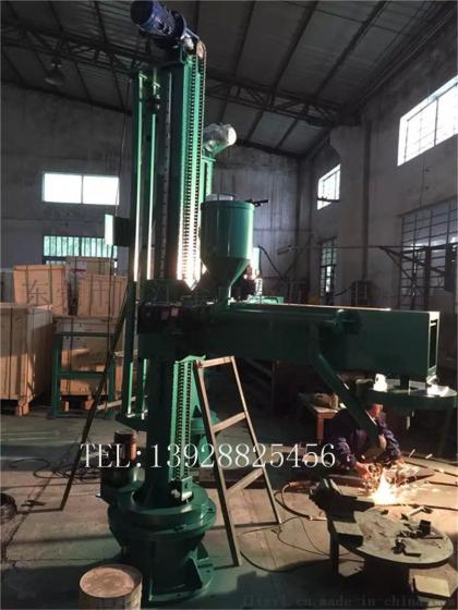 金力泰手动旋转投粉式铝水除渣除气设备