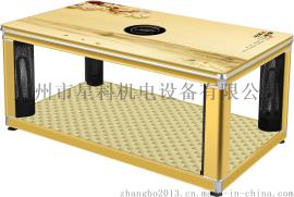 华仕德电取暖茶几土豪金