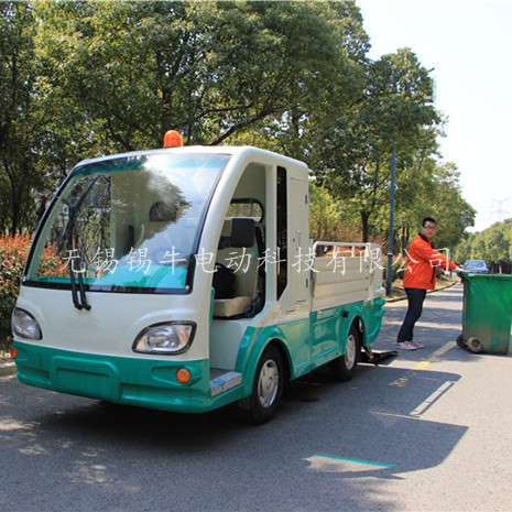 厂家直销6桶电动环卫垃圾车，四轮垃圾驳运车售价，价钱，图片